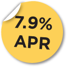 7.9% APR